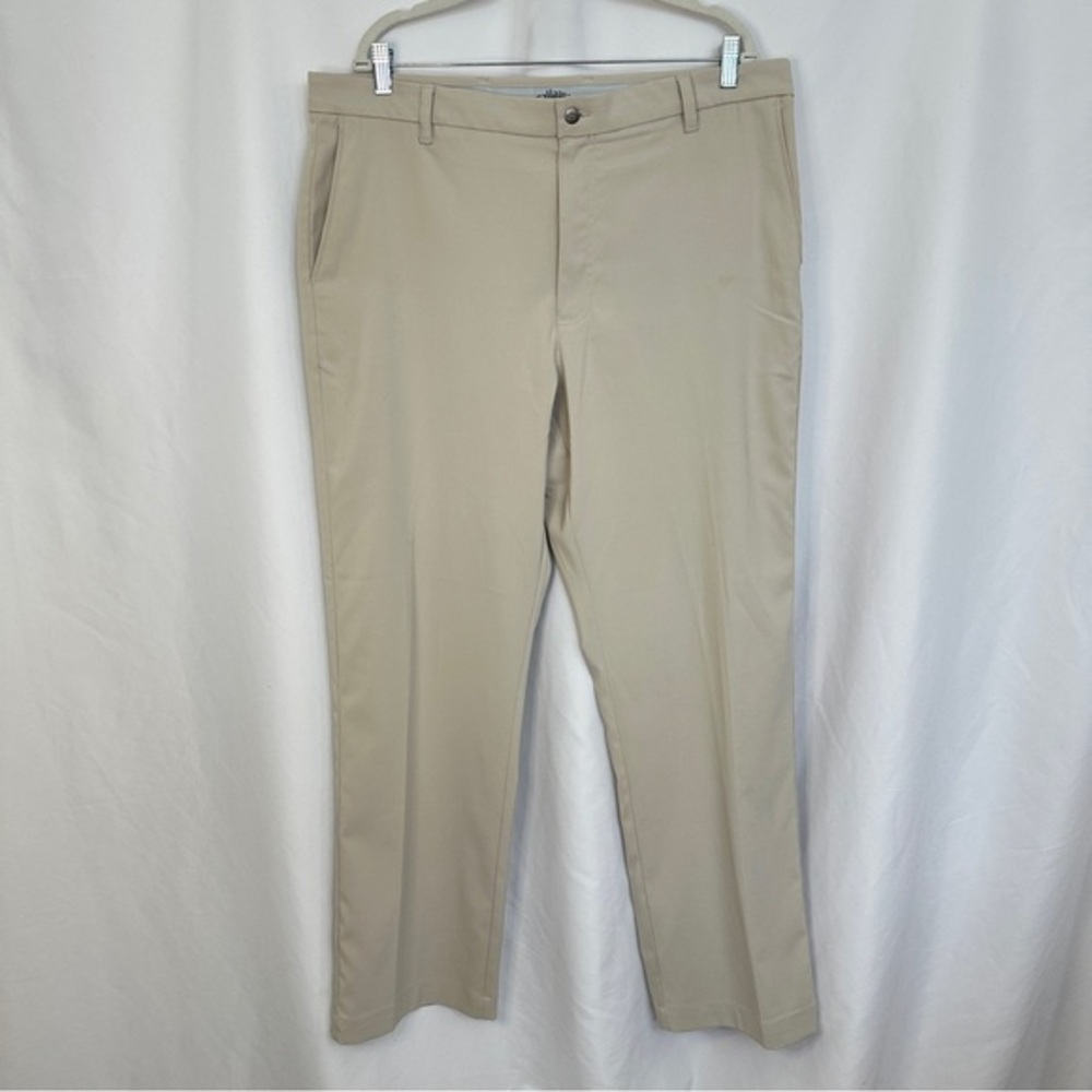 Callaway Golf Pants Performance Cream‎ Stretch Lightweight Logo Active Mens